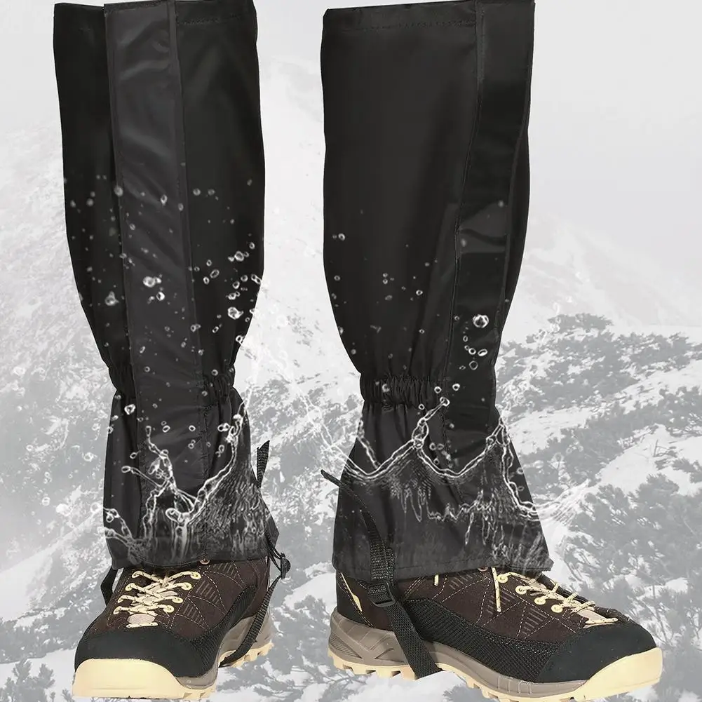 1 Pair Leg Gaiter Warmer Outdoor Easy Wear Protective Cover Hunting Waterproof 