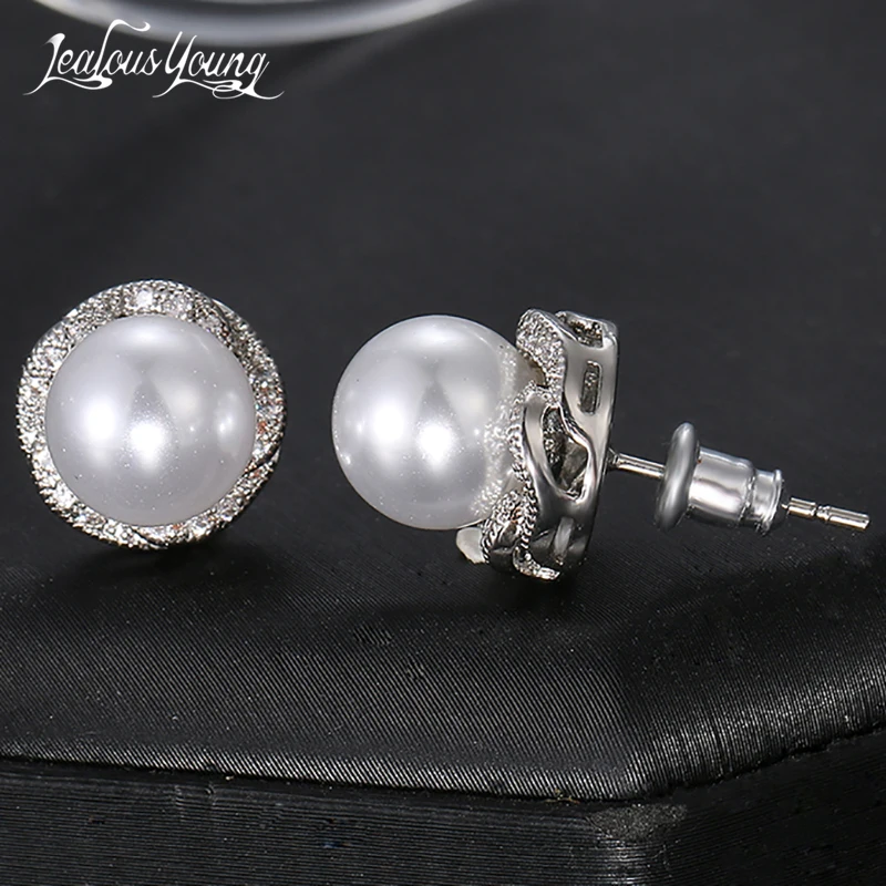 New Unusual Whirlpool Shape Pearl Earrings for Woman Exquisite Fashion Party Friends Brincos Boucle Oreille Femme | Украшения и