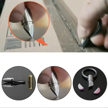 

2019 New Creative Stainless Steel Micro Cutting Tool Unboxing Portable Tool Artifact Micro Keychain Cutting P4R3