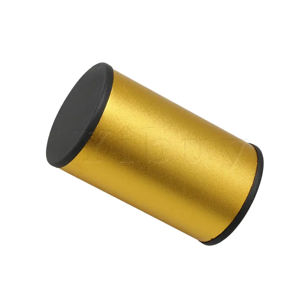 Yibuy нержавеющая сталь 85 мм Колонка песок встряхивание ритм музыкальный аксессуар золотой