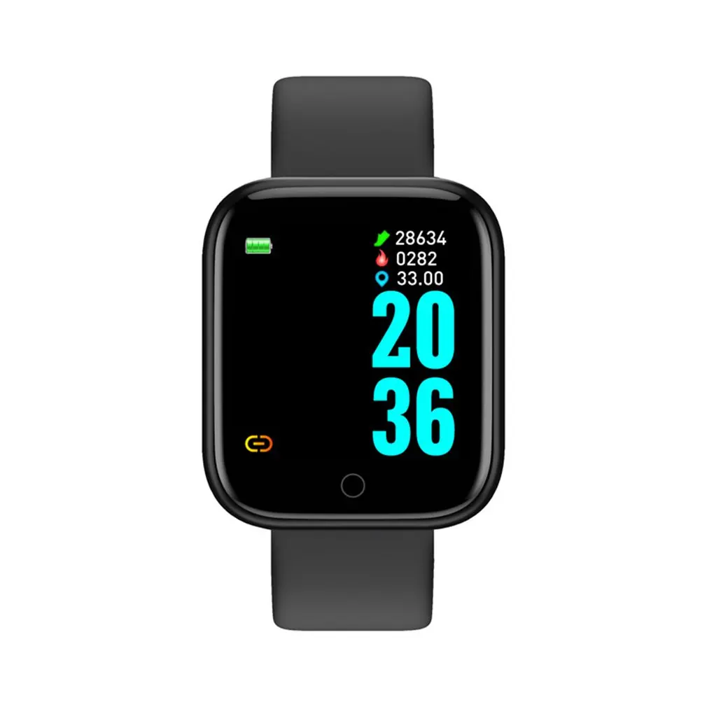 

D20 Bluetooth Sports Smart Waterproof Band Watch For Android IOS Fitness Bracelet Blood Pressure Heart Rate Pedometer