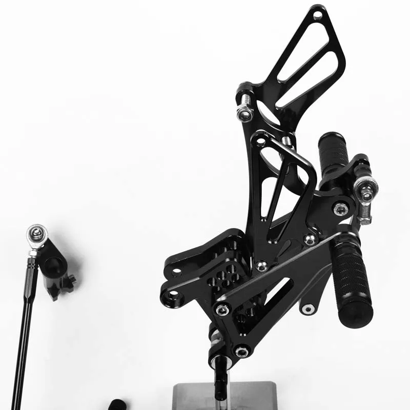 SMOK педаль мотоцикла для Yamaha YZF R1 2007 2008 ЧПУ Rearsets подножки задний тормоз сдвиг регулировочный набор Серебряный черный красный