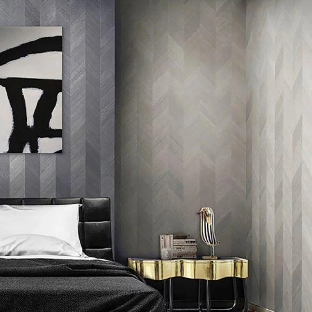 MY WIND Wood Veneer Handmade Wallpaper Flint Stone Ash Gray Brown Wholesale Wall Paper Home Decor | Обустройство дома