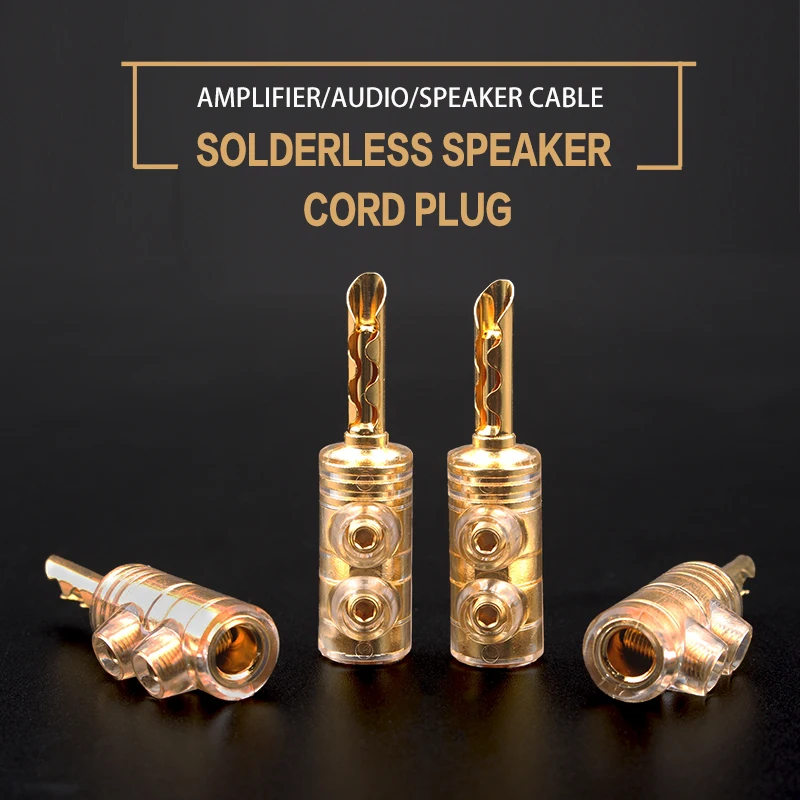 Plugue de Áudio Revestido de Cobre Amplificador de Potência Plug de Cabo de Áudio Xangadequada Peças Puro Decodificador 8 - Image 6