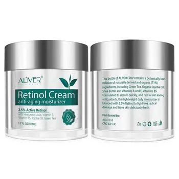 

50ml 2.5% Active Retinol Face Moisturizing Cream Collagen Regeneration Face Neck Care Cream Collagen Power Lifting Cream