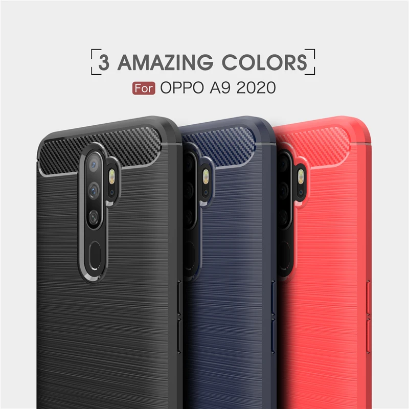 Чехол для Oppo A5 чехол противоударный бампер из углеродного волокна чехол для Oppo A5() чехол для телефона для Oppo A5() Fundas Wolfrule