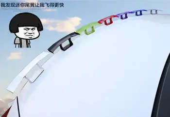 

ABS PAINTE PASTE ABS REAR WING TRUNK LIP SMALL SPOILER FOR ALL CAR UNIVERSAL SEDAN (5 COLOUR )