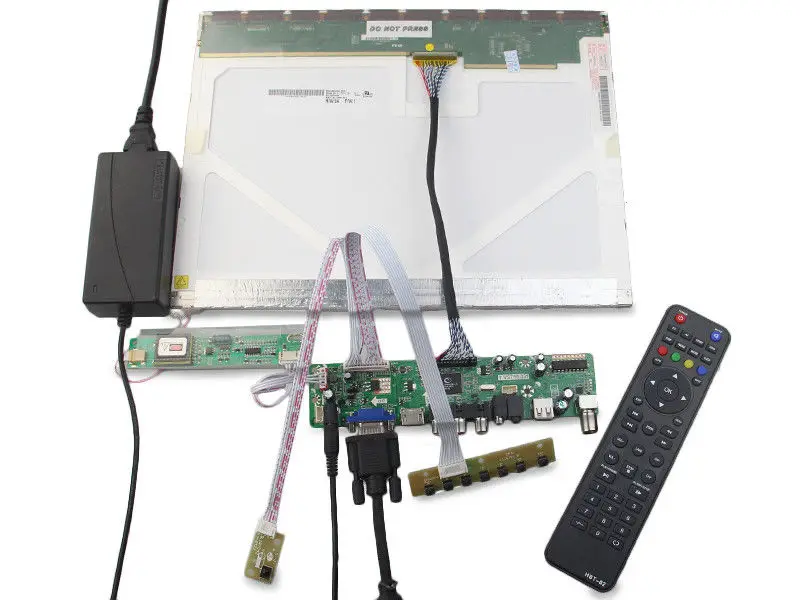 Placa Controladora de tv Hdmi-compatível av Vga Usb Lcd Cartão de Motorista Kit para Lp154wx4-tlc1 Tlc2 Tlc3 Tlc4 Tlc5 Tlc6 1280x800 Led Painel - Imagem 3