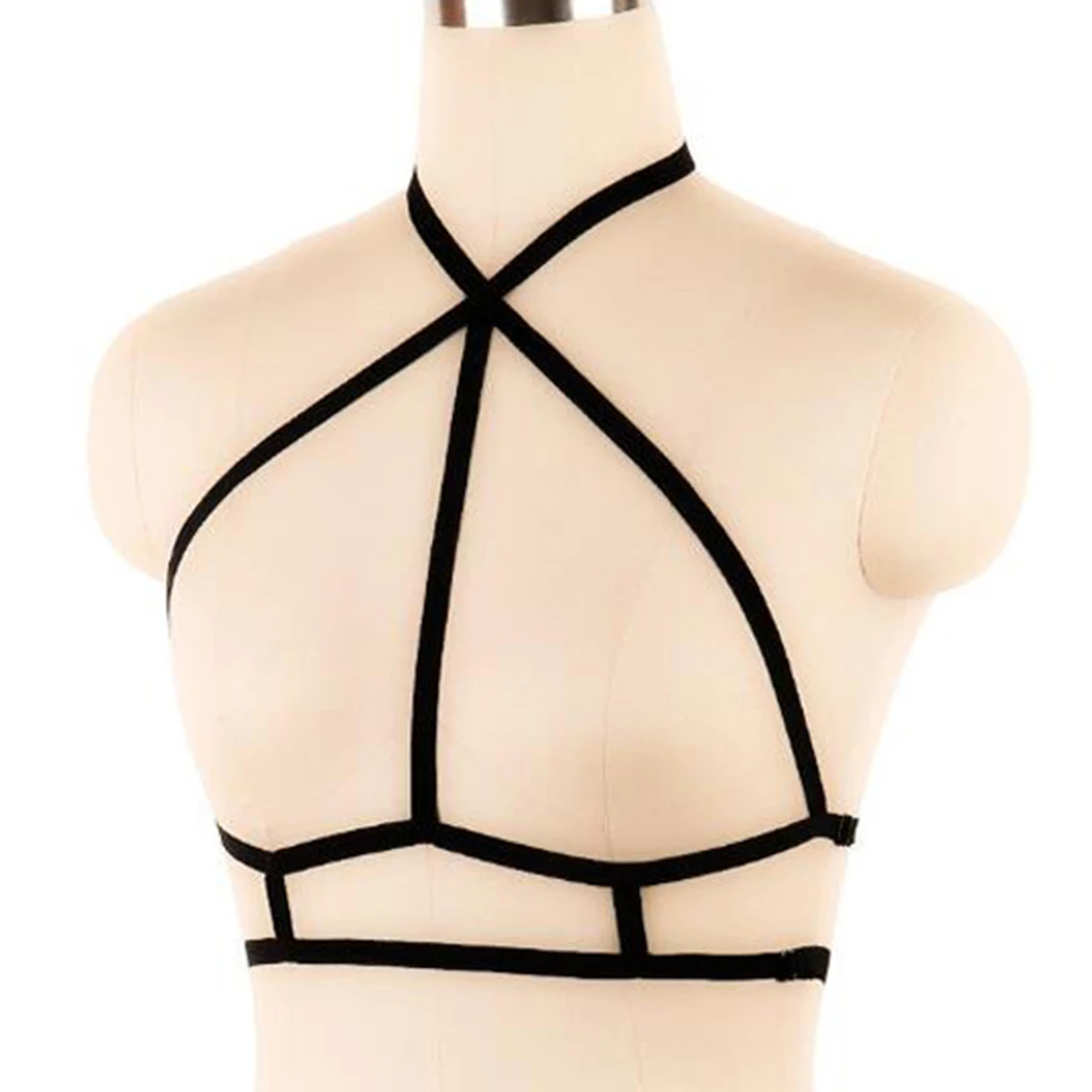 Fashion Sexy Women's Lingerie Hollow Cage Harness Bra Tops Bralette Bustier Body Lingerie Belt Bra, 14 Styles