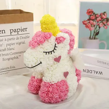 

Creative Christmas Gift Eternal Rose-unicorn Valentine's Day Gift For Girlfriend Wife Home Decoration
