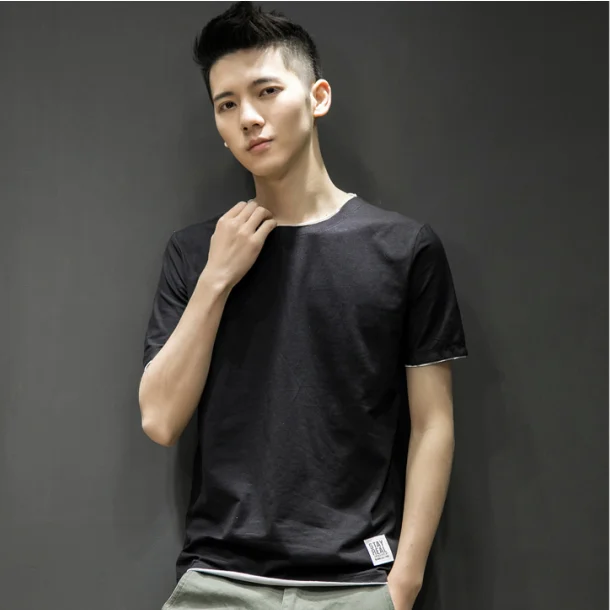 Cena Nowe męskie z krótkim rękawem letnia koszulka kołnierz na odzież męska z kultywowania własnej moralności męskie koszula z długim rękawem sprawiają, że u