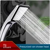 Pressurized  300 Holes  Single Head Hand Hold Square Shower Head Water Saving Rainfall  Spray Nozzle Bathroom Accessories 1