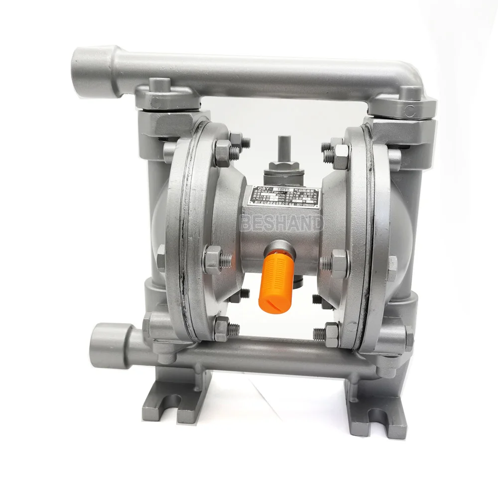 Chemical Pump Air Operated Double Diaphragm Pumps 1/2&lsquo;&rsquo; 19L/min Pneumatic Aluminum Alloy Liquid Fuel Pump Water Treatment