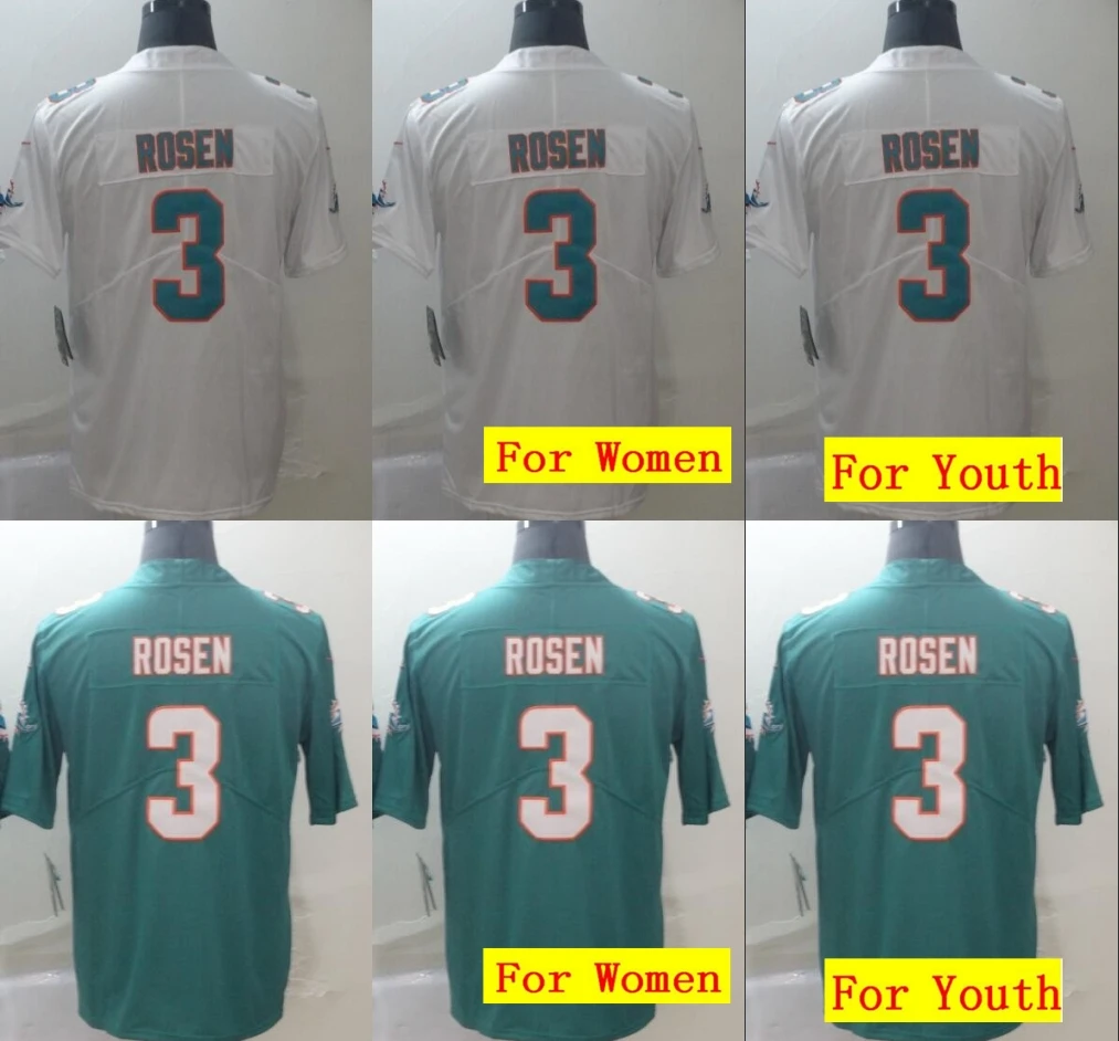 Все сшитые мужские wo Мужские Молодежные Детские Майями Джош Розен 3 Джерси