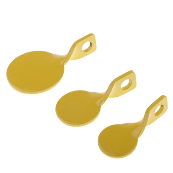 

3pcs Metal Target 2.5/3/4cm For Shooting Hunting Practice - Yellow