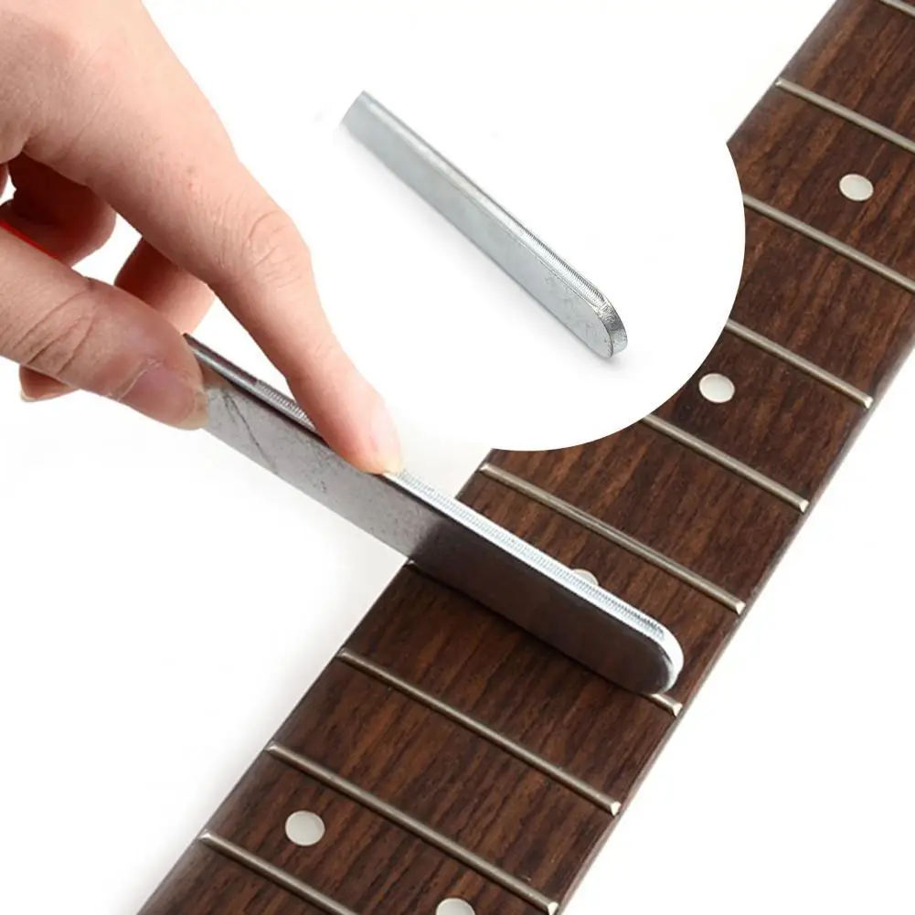 Anti-rust Metal Guitar Fret Crowning File for Repair Slotting Files guitar repair tool