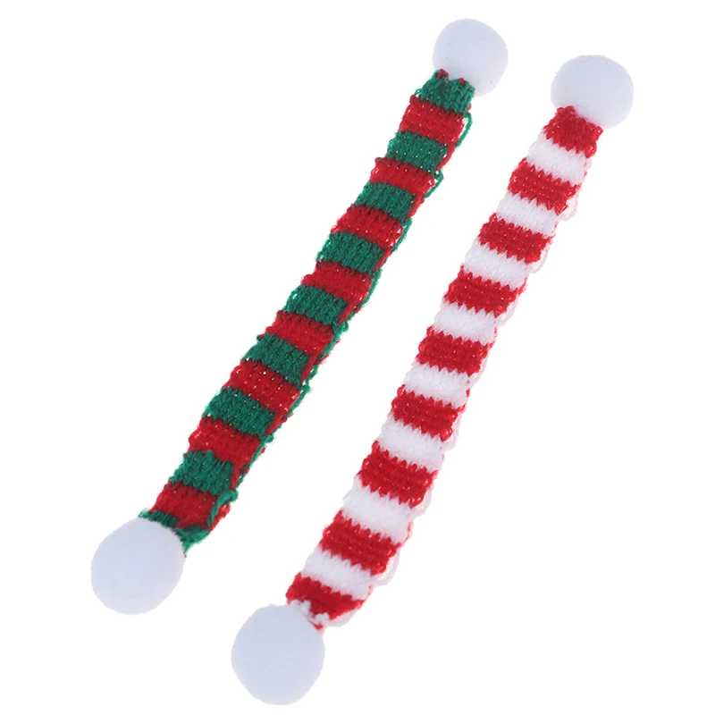 Miniature Accessories Christmas hat scarf 1:12 mini Decoration for christmas Lollipop for doll