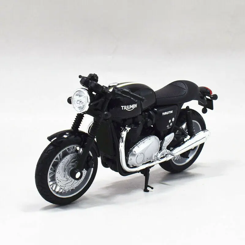 1:18 Welly TRIUMPH Thruxton 1200 модель мотоцикла черного цвета