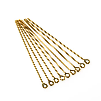 

200Pcs/bag Multi Colors Sizes Iron Alloy Head Pins 20 30 40 60mm Eye Pins For beads DIY Jewelry Making Accessories Findings