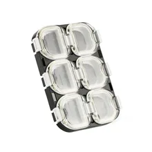 Спортивные рыболовные снасти ящик для хранения 6 отделений водонепроницаемые аксессуары Открытый Мини инструмент для хранения магнитный для блесна