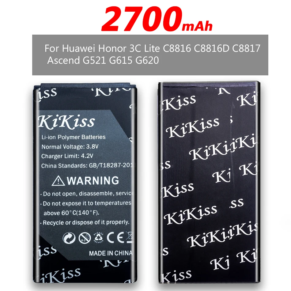 HB474284RBC батарея для Huawei Honor 3C Lite 2000 мАч C8816 C8816D G521 Y560 G615 G601 G620 Y635 Y523|Аккумуляторы