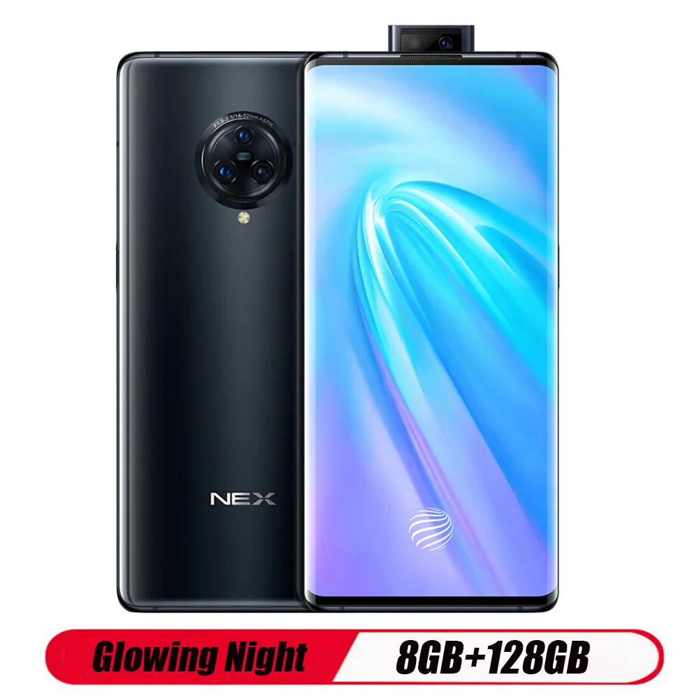Vivo Nex 3 4G LTE сотовый телефон Snapdragon 855 Plus NFC 6,8" Super Amoled Полный экран 44W VOOC 8 Гб ram 128 Гб rom смартфон - Цвет: Белый
