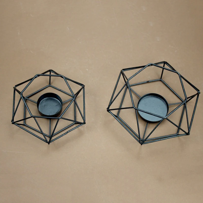 Top Selling 1 PC Iron Candle Holder Suitable For Christmas Wedding Home Decoration Simple And Practical Clean And Beautiful