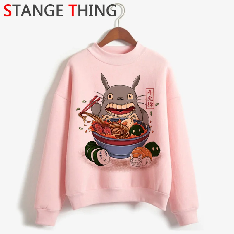 Totoro Studio Ghibli Kawaii Harajuku аниме толстовки для женщин Забавный мультфильм Ullzang Толстовка Милая 90s графическая модная толстовка женская - Color: H3041