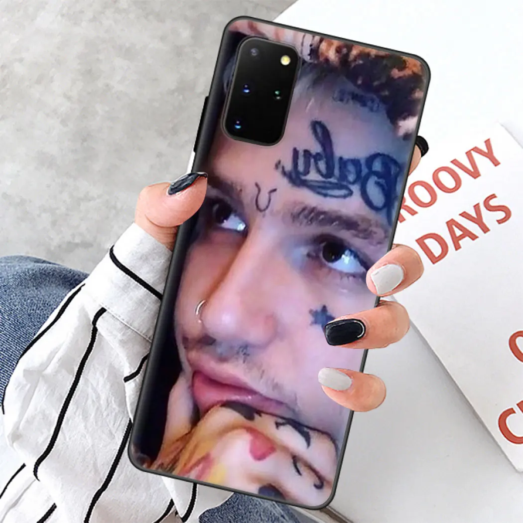 Мягкий силиконовый чехол для Samsung Note 8 9 S6 S7 Edge S8 S10 10 Plus S10E черный телефона Lil Peep Hot