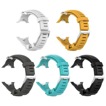 

Smart Watch Wrist Band Soft Silicone Watch Strap Rubber Clock Watchbands Wrist Strap Buckle for SUUNTO D6 Dive/D6I NOVO/D6I ZULU