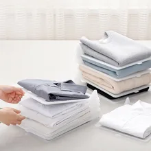 Japan Wardrobe Storage Fold Garment Board Creative Household Stack Clothes Useful Product T-shirt Shirt Storage Organizing Rack