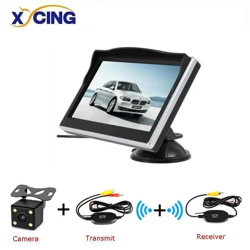 XYCING 5-дюймовый TFT LCD 800*480 HD экран автомобильный монитор с резиновым кронштейном для