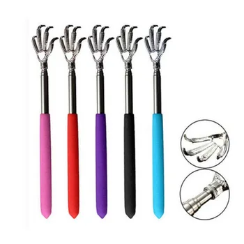 

1pcs Portable Convenient Claw Telescopic Back Scratcher Itch Scratch Massage Tool Adjustable Size 22-59CM Random Color