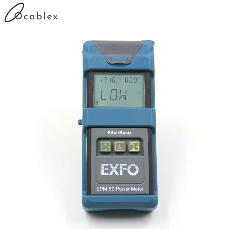 

EXFO EPM-50 Optical Power Meter 10 to -60dBm Power Range Fiber Optical Power Meter 1310/1550nm Fiber tester