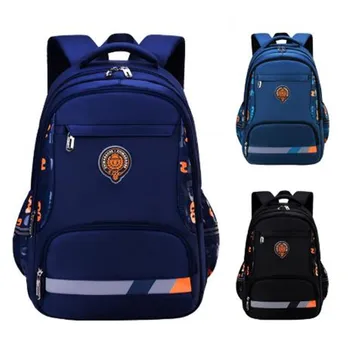 

High quality nylon children school backpack for teenagers boys girls British style kids schoolbag Orthopedic School bags Mochila