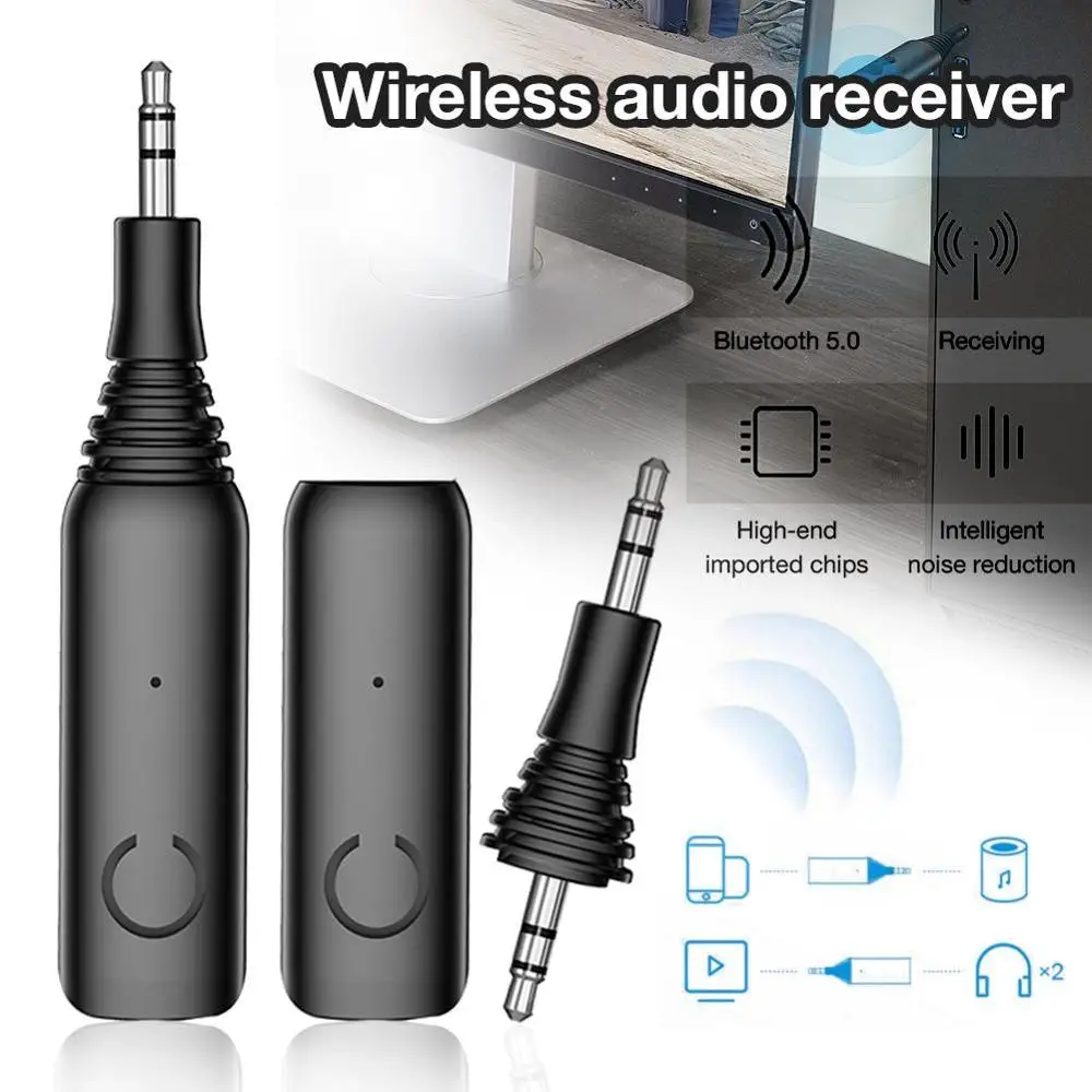 Портативный Bluetooth 5 0 QCC3005 Aptx с низкой задержкой RCA Aux 3 мм стерео музыкальный