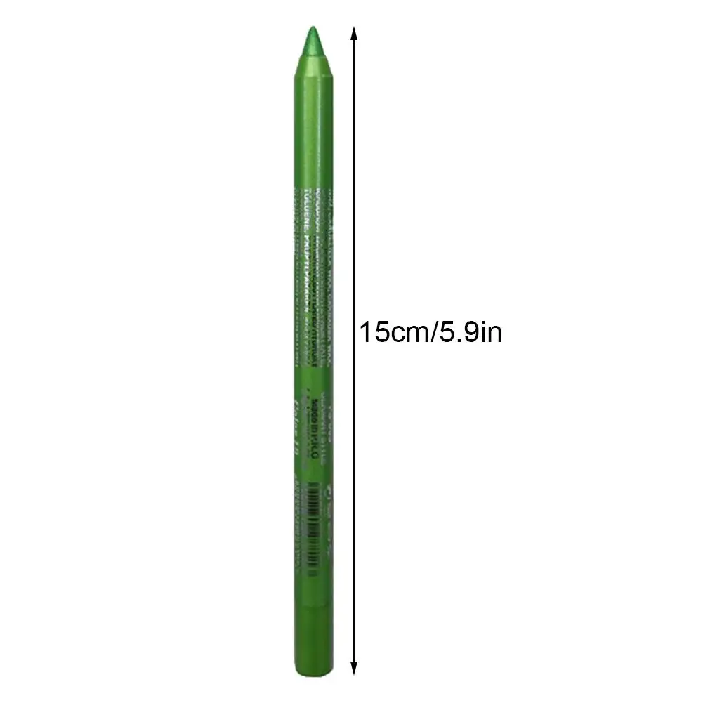 Eye Liner Pencil Long-lasting Waterproof Pigment Green Eyeiner Pen Women Fashion Eye Make-Up Cosmetic