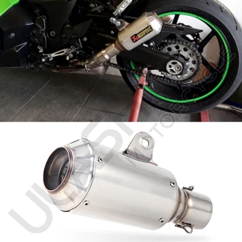 

Universal Modified Motorcycle Exhaust Muffler 250SB MT07 MT09 SV650 GSX R600 R650 R750 CBR125R Z800 Z900 CBR150R CBR250R