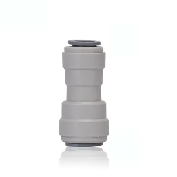 

1/2'' - 3/8'' OD Tube RO Water Quick Connector Reducing Straight Tight Junction Double Sealing PE Pipe Fitting Filter System