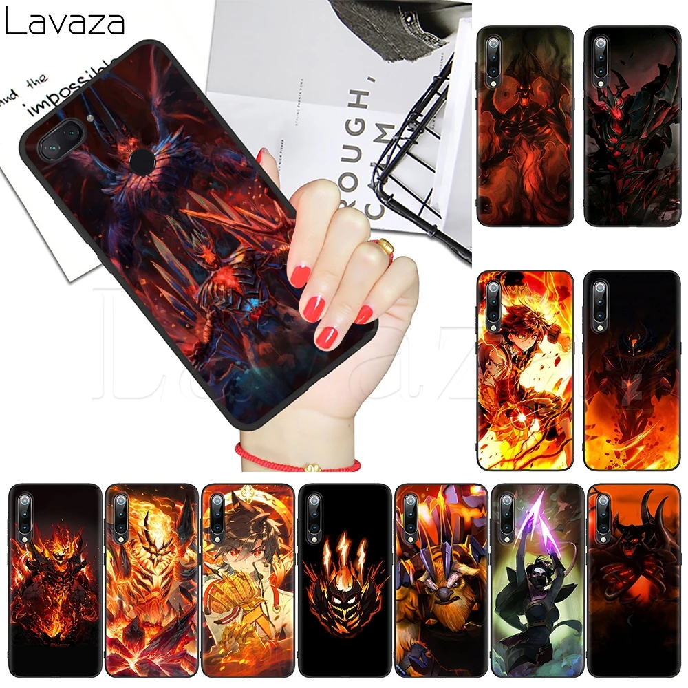 Мягкий чехол Lavaza Shadow Fiend Dota 2 для Xiaomi MI MAX S 3 6 8 9T CC9E SE A1 A2 A3 F1 Note 10 Pro Lite | Мобильные