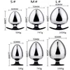 Hot Selling Anal Plug Dildo Huge Fist Strap On Sex Toys For Men/Women Masturbators Stainless Steel Toys Big Butt Plug Wearable 1