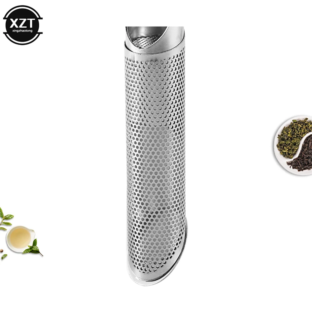 Tea Strainer tea infuser tea strainer tea filter Stainless Steel Infuser Pipe Design Metal Tea Strainer for Mug Fancy Filter for Puer Herb Tools Accessories