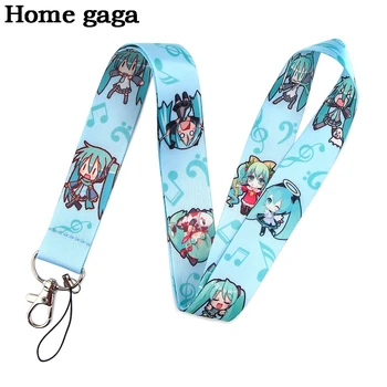 

Wholesale 10pcs/lot Anime Girl Lanyard Keychain Lanyards for Keys Badge ID Mobile Phone Rope Neck Straps Accessories Gifts D3081