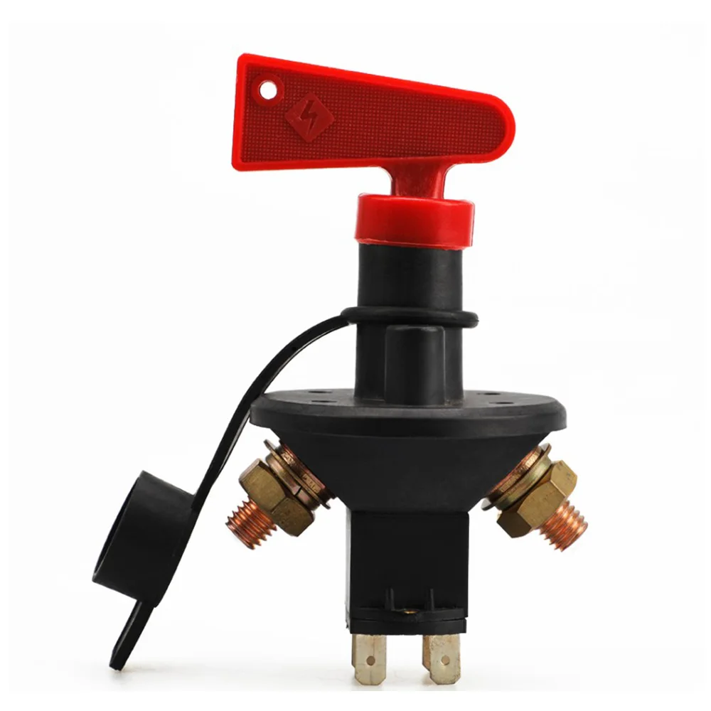 12/24V Universal 4 Terminals Battery Isolator Master Power Isolator Cut