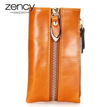 

Zency 100% Genuine Leather Most Popular Key Wallets Fashion Small Bag Mini Coins Holder Unisex Housekeeper