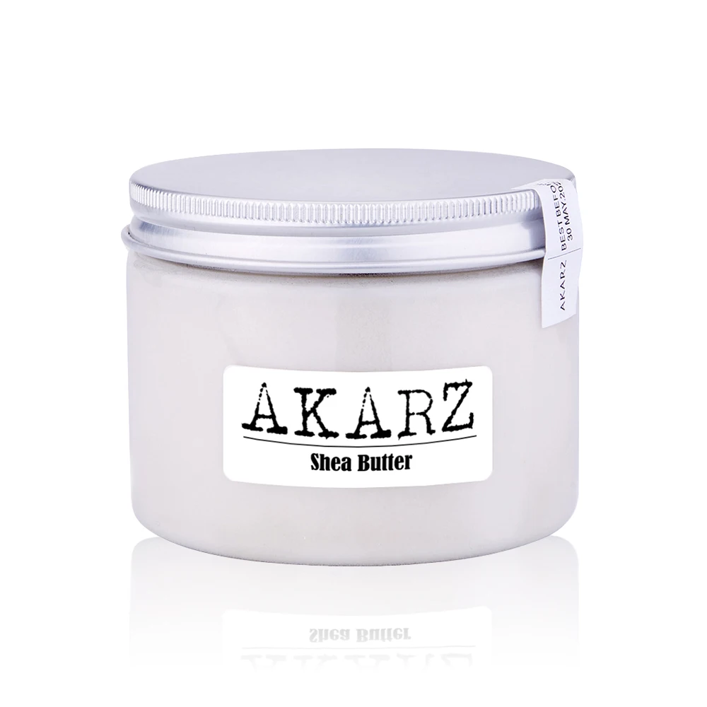 AKARZ high-quality Shea Butter origin West Africa white solid Skin body face care Cosmetic raw materials base oil