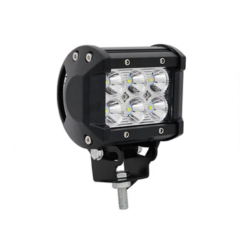 

ECAHAYAKU 1Pcs Led Car Light 18W Led Light Bar Spot Flood Beam Led Chip 4"Inch Dc 12V 24V For 4X4 Offroad Car SUV Pickup-trucks