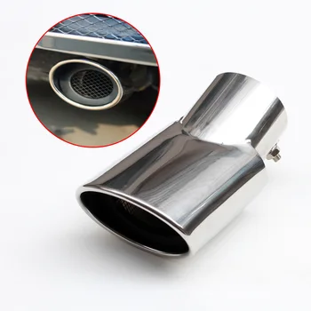 

Stainless Steel Car Exhaust Fit For Toyota Highlander Kluger 2014-2017 Accessories Muffler Silencer Tail Tip Pipe Cover Trim