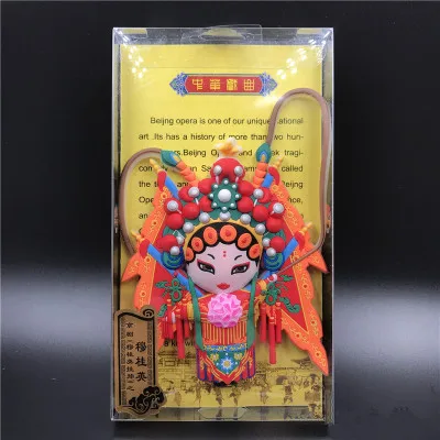 mu gui ying Китайская Пекинская опера, макияж для лица, магнит на холодильник, персонажи оперы, сувенир, резиновый материал, магнитные наклейки для украшения дома - Цвет: mu gui ying