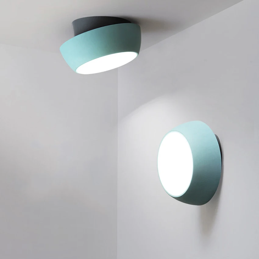 

Nordic Retro LED Ceiling Light Color Pizza Ceiling Lamp Lighting Modern Living Room Lamp Bedroom Bedside Decor Light Fixtures